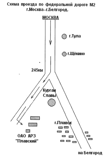 Схема проезда